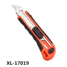 5 Blade Auto Loading Utility Knife, Rubber Handle Utility Knife